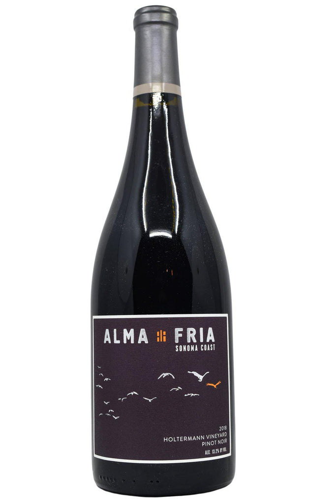 Bottle of Alma Fria Sonoma Coast Pinot Noir Holtermann 2019-Red Wine-Flatiron SF