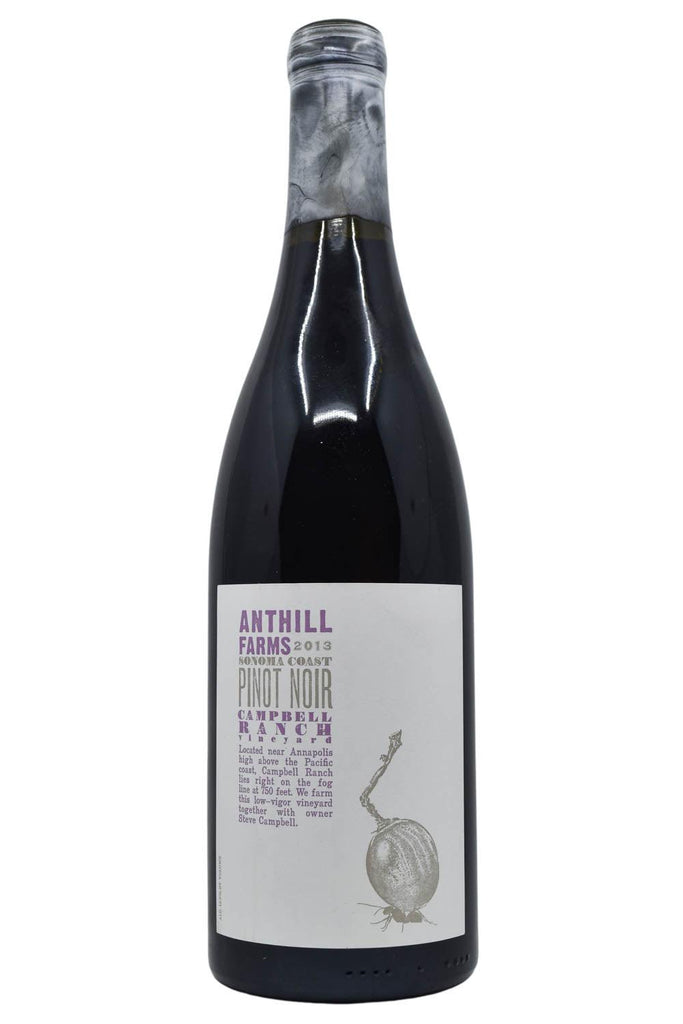 Bottle of Anthill Farms Pinot Noir Campbell Ranch Vineyard 2013-Red Wine-Flatiron SF